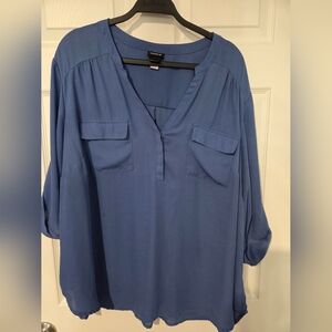 Torrid 3/4 Sleeve Harper Pullover Blouse